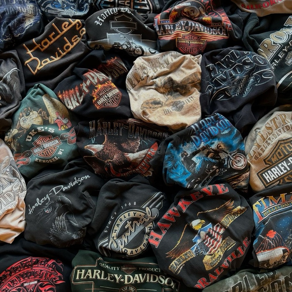 Vintage Graphic Tee Motorcycle